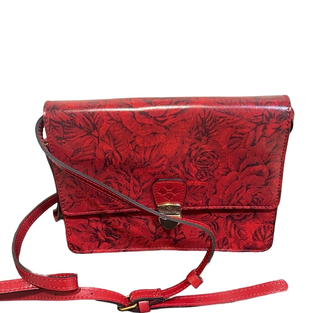 Patricia Nash red flower 🌺 crossbody nwt